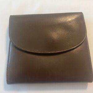 Authentic vintage brown leather Gucci wallet